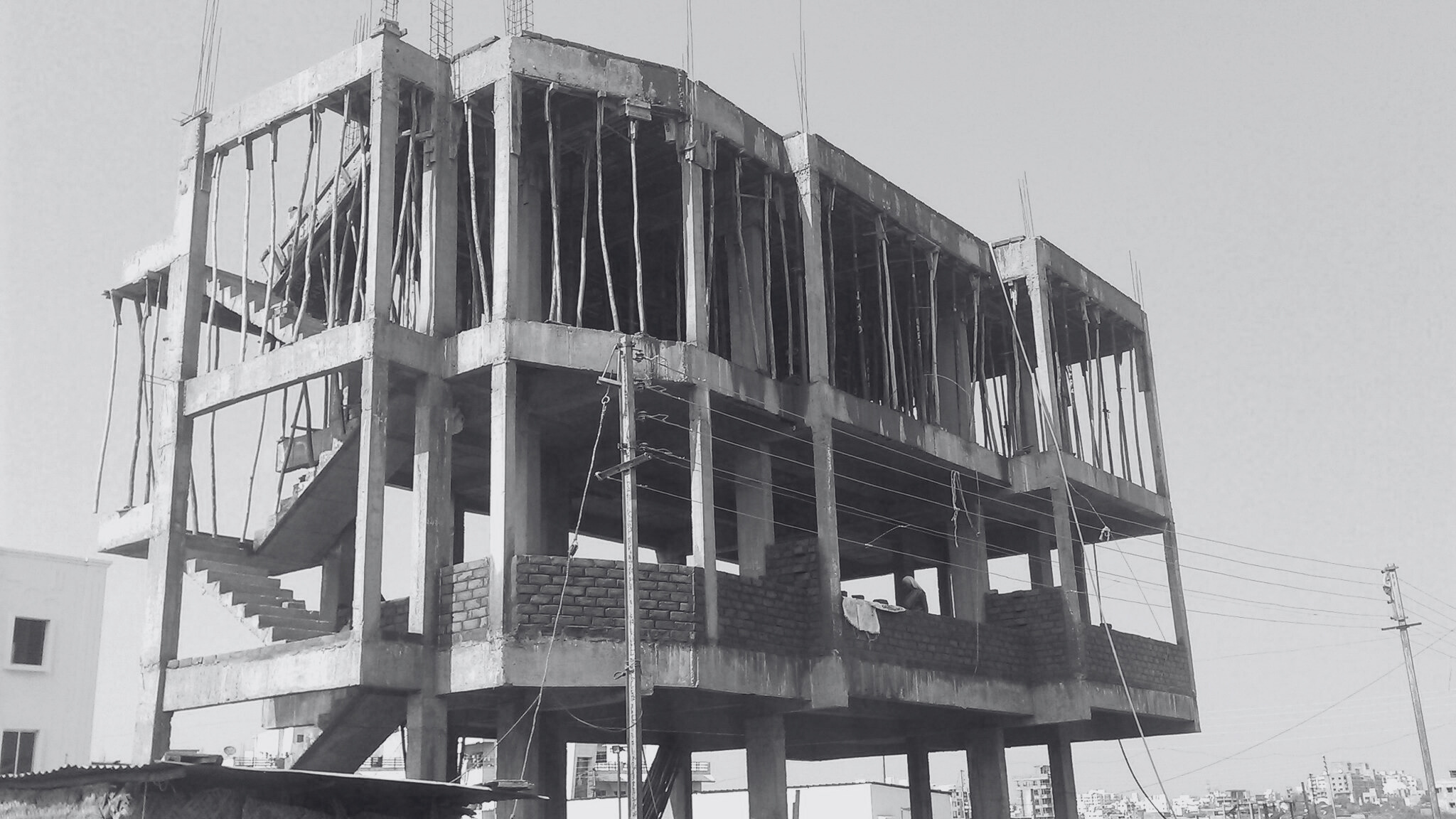 Construction of Sansoft’s future office in Nagpur
